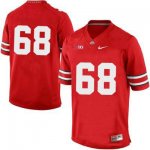 Men's NCAA Ohio State Buckeyes Only Number #68 College Stitched Authentic Nike Red Football Jersey GJ20T35IL